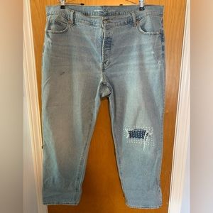 Old Navy High Rise Slouchy Straight Jeans, size 20